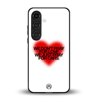 auto lust back phone cover | glass case for samsung galaxy s24 fe