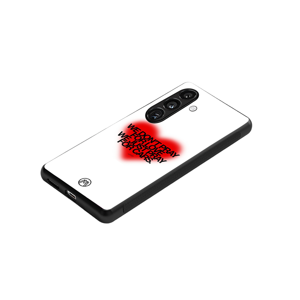 auto lust back phone cover | glass case for samsung galaxy s24 fe