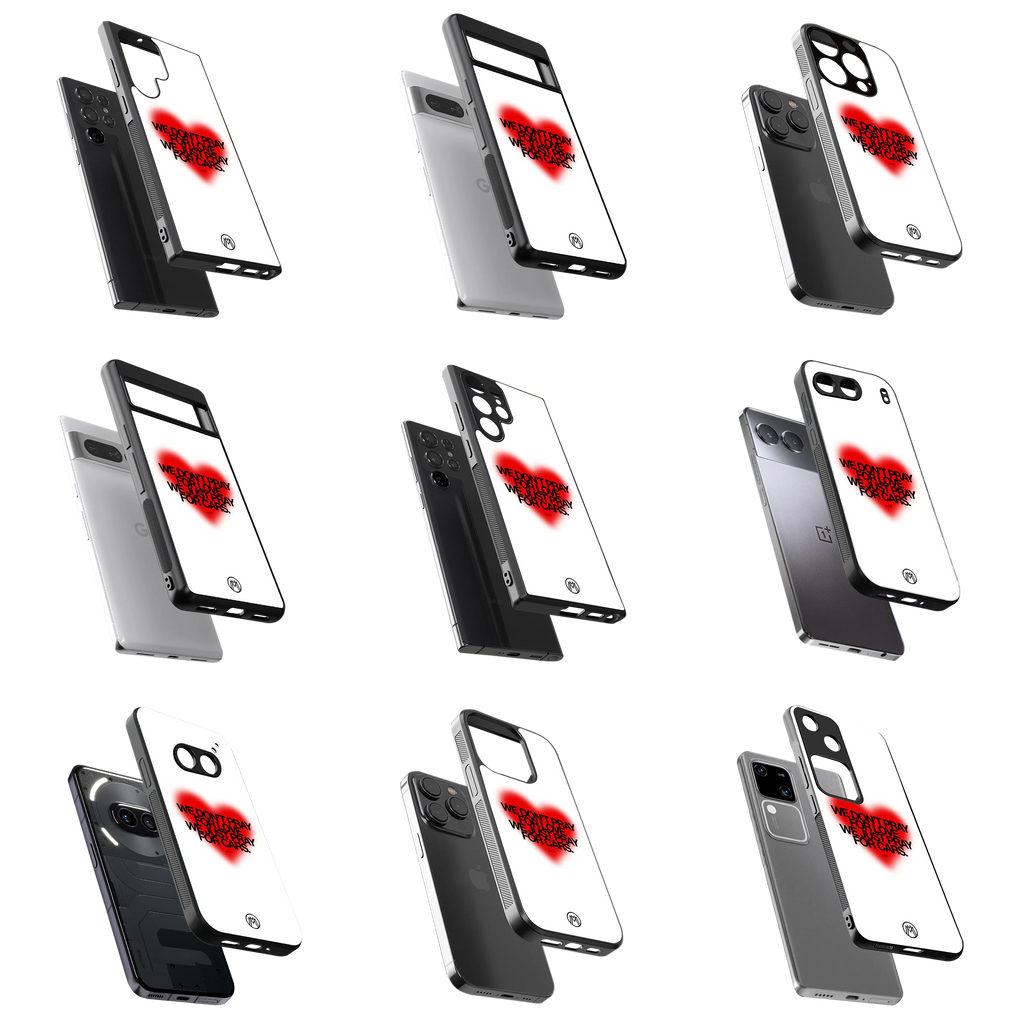 Durable Glass Back Mobile Case for iPhone, Samsung, OnePlus, Google Pixel, Redmi, Vivo, Oppo