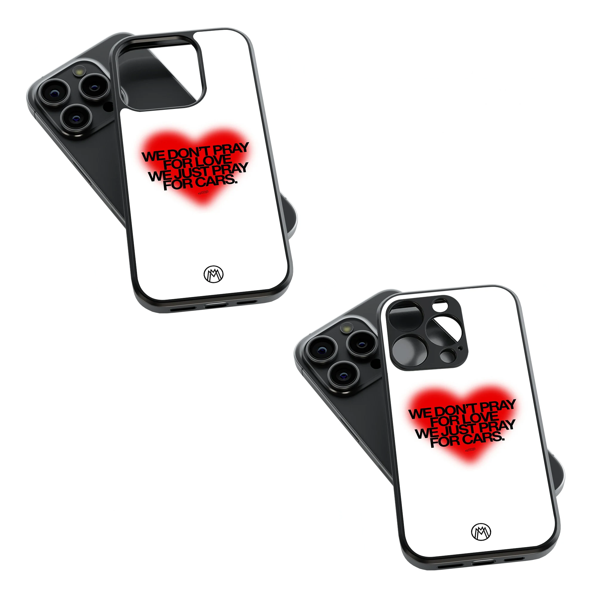 Trendy Glass Back Mobile Case for iPhone, Samsung, Redmi, OnePlus, Google Pixel, Motorola