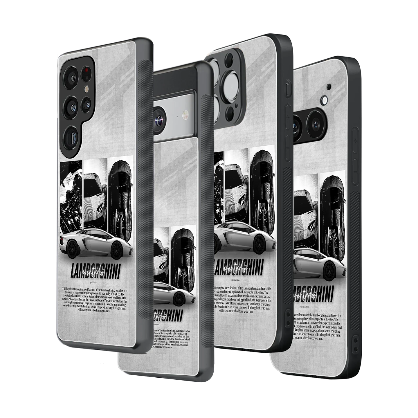 Stylish Glass Back Case for All Smartphones iPhone, Samsung, OnePlus, Pixel, Redmi, Oppo, Vivo, Motorola
