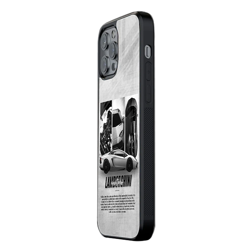 Slim Glass Back Phone Case for Multiple Brands iPhone, Samsung, Redmi, OnePlus, Oppo, Vivo