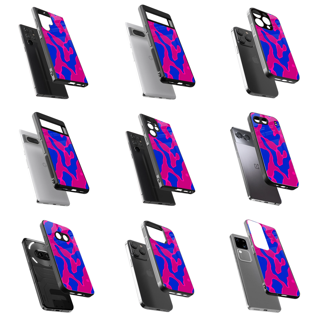 Durable Glass Back Mobile Case for iPhone, Samsung, OnePlus, Google Pixel, Redmi, Vivo, Oppo