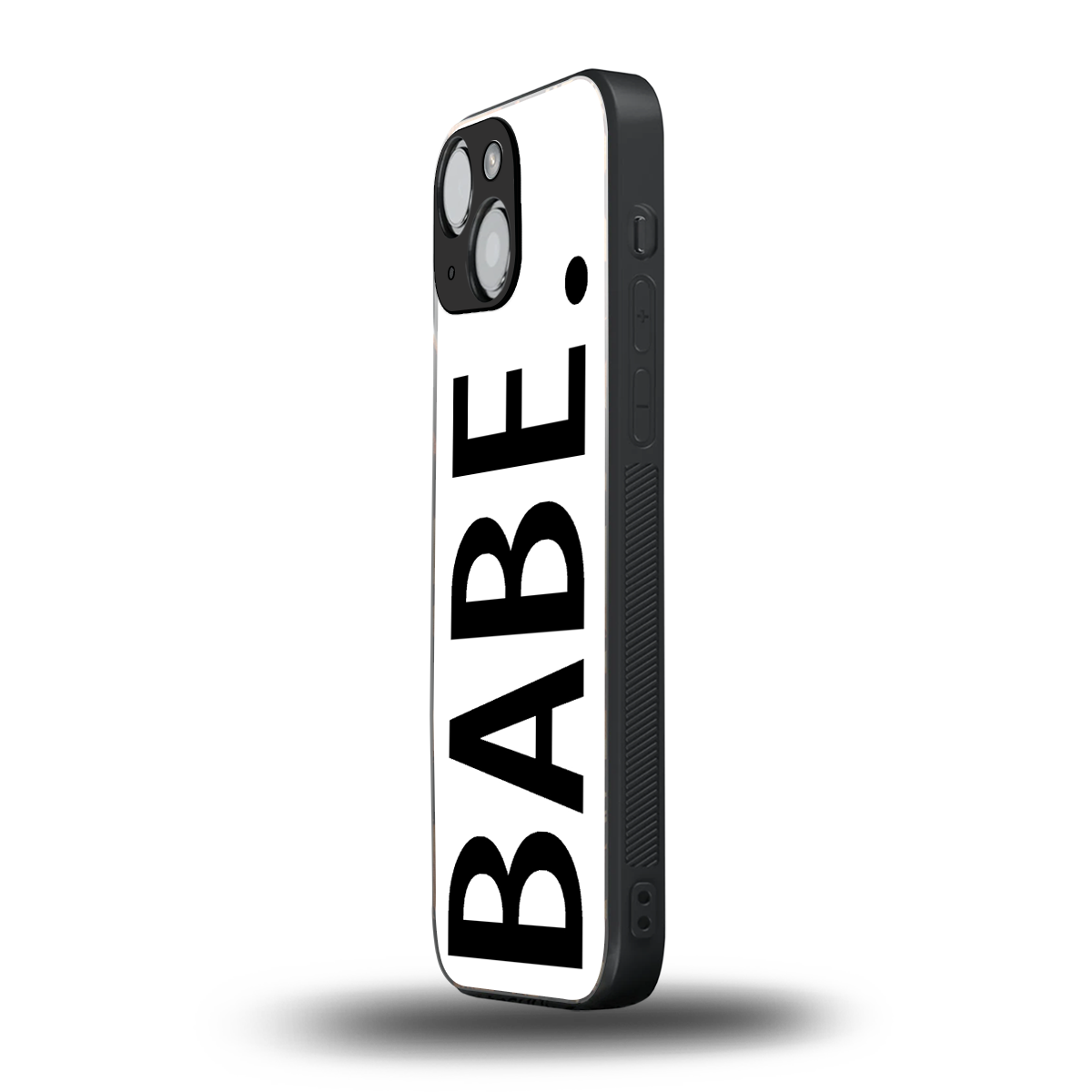 babe back phone cover | glass case for iphone 13 mini