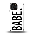 babe back phone cover | glass case for iphone 13 pro max