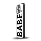 babe back phone cover | glass case for iphone 13 pro