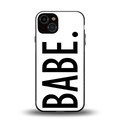 babe back phone cover | glass case for iphone 13