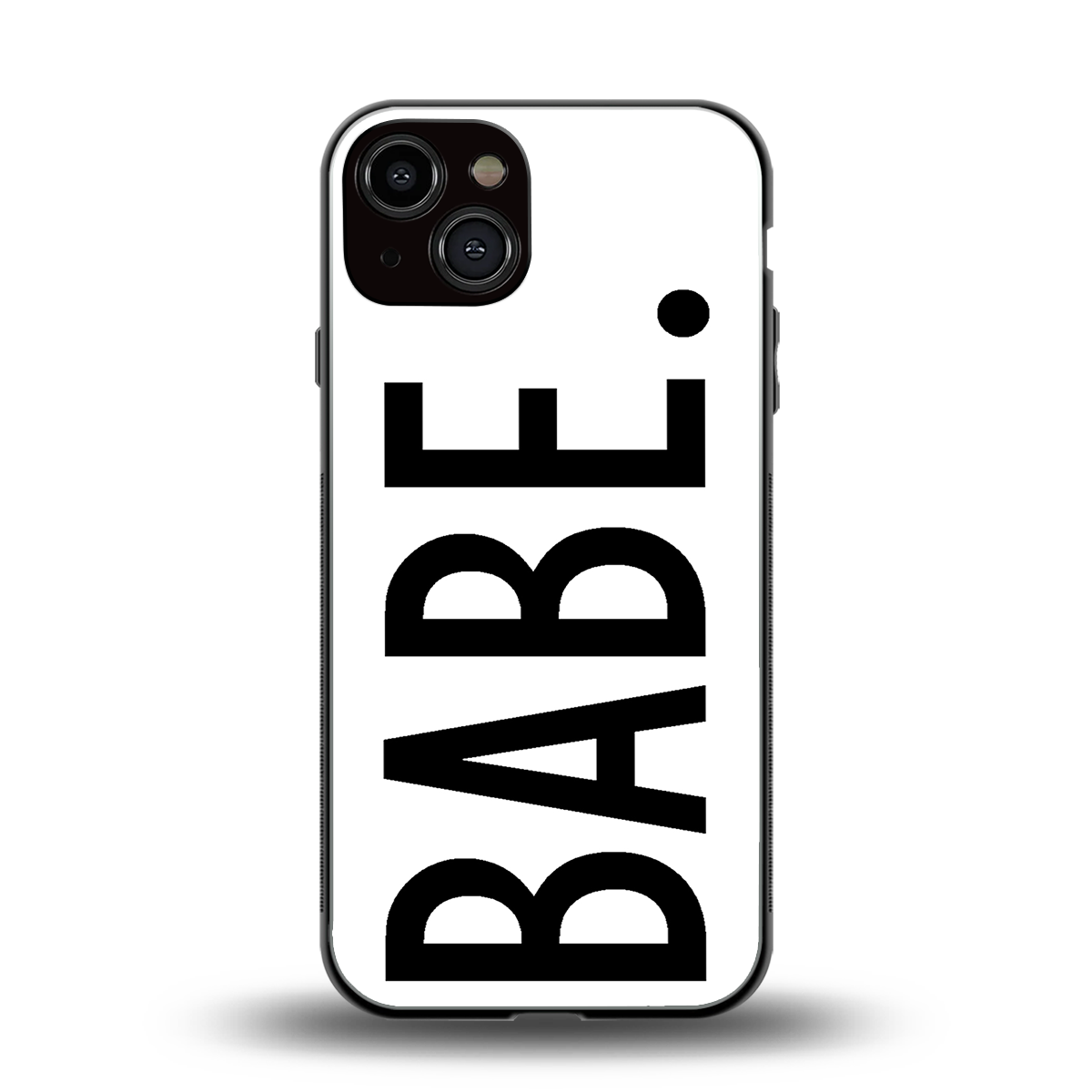 babe back phone cover | glass case for iphone 13
