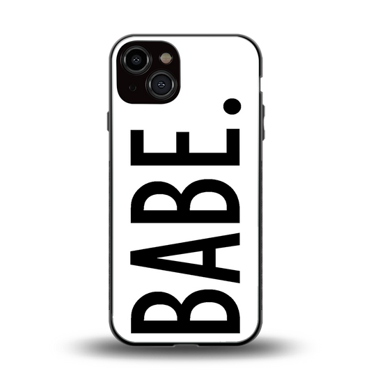 babe back phone cover | glass case for iphone 13