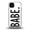 babe back phone cover | glass case for iphone 14 plus