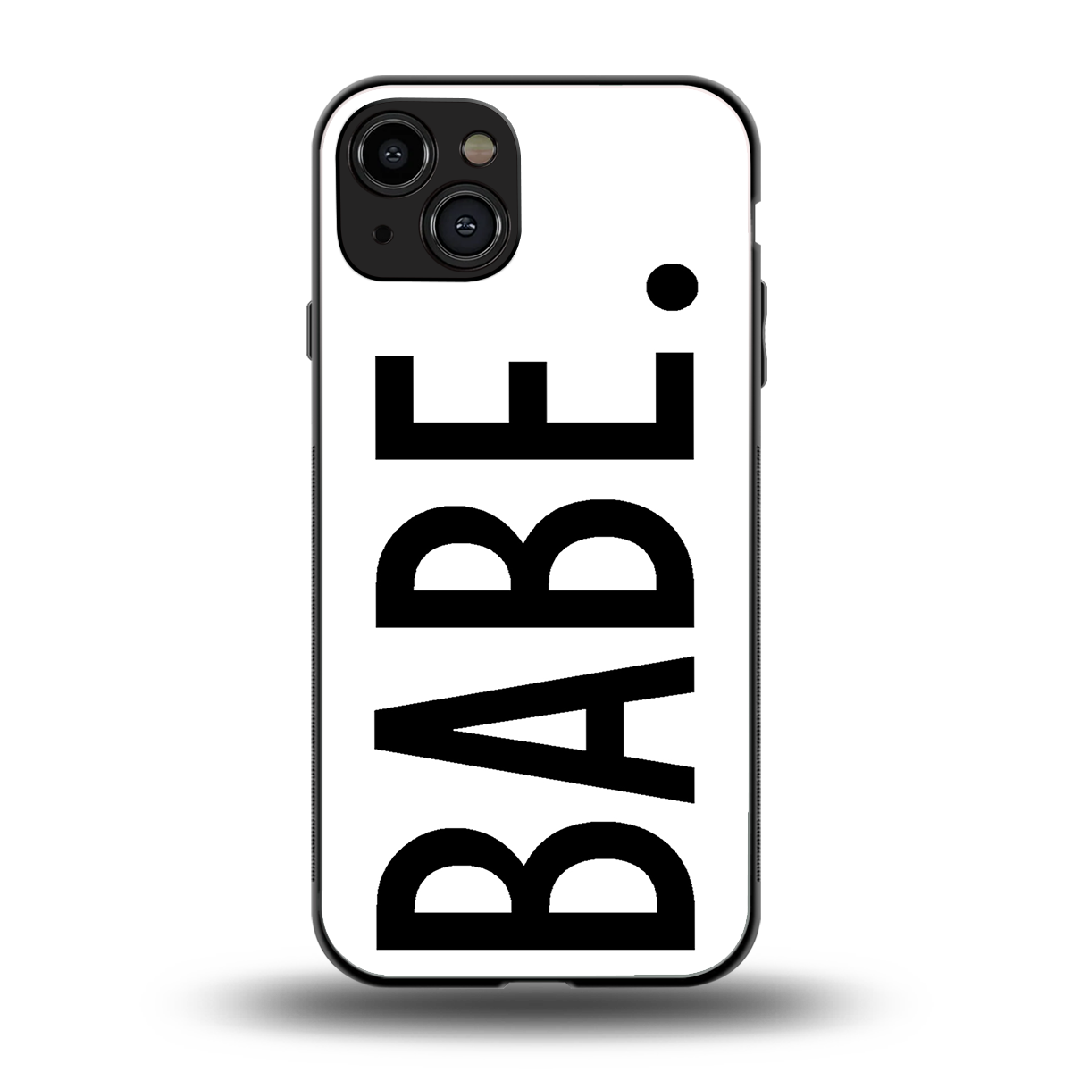 babe back phone cover | glass case for iphone 15