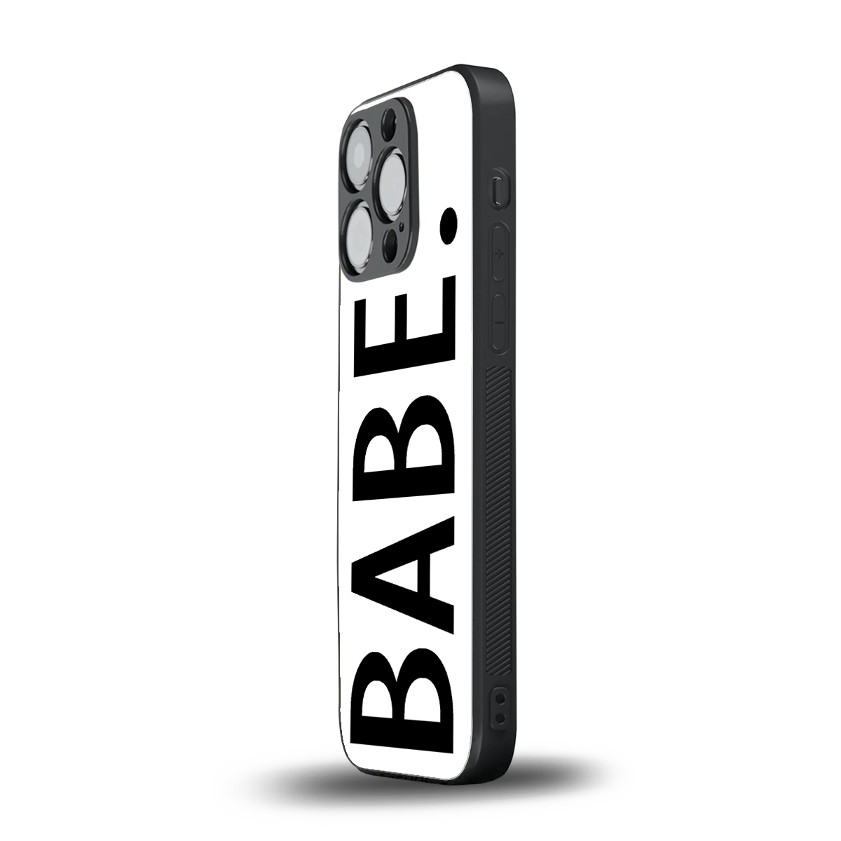 babe back phone cover | glass case for iphone 16 pro