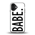babe back phone cover | glass case for iphone 16