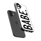 babe back phone cover | glass case for iphone 16