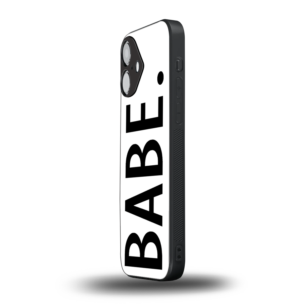 babe back phone cover | glass case for iphone 16