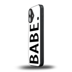 babe back phone cover | glass case for iphone 16