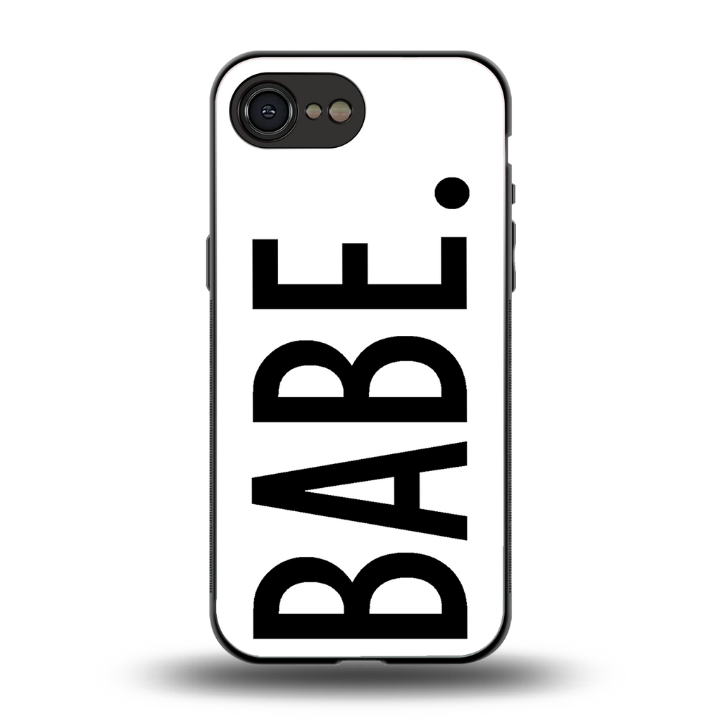 babe back phone cover | glass case for iphone 16e