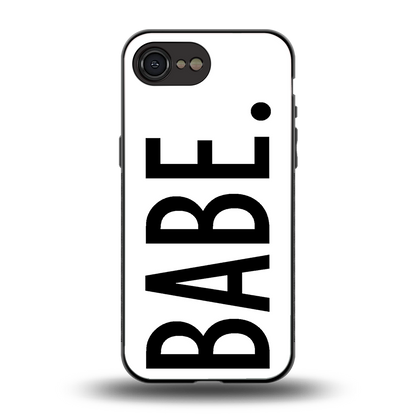 babe back phone cover | glass case for iphone 16e