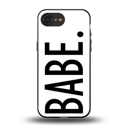 babe back phone cover | glass case for iphone 16e