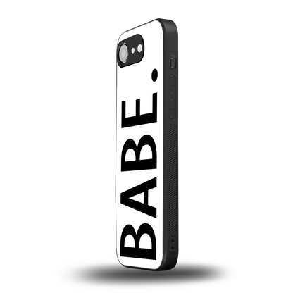 babe back phone cover | glass case for iphone 16e