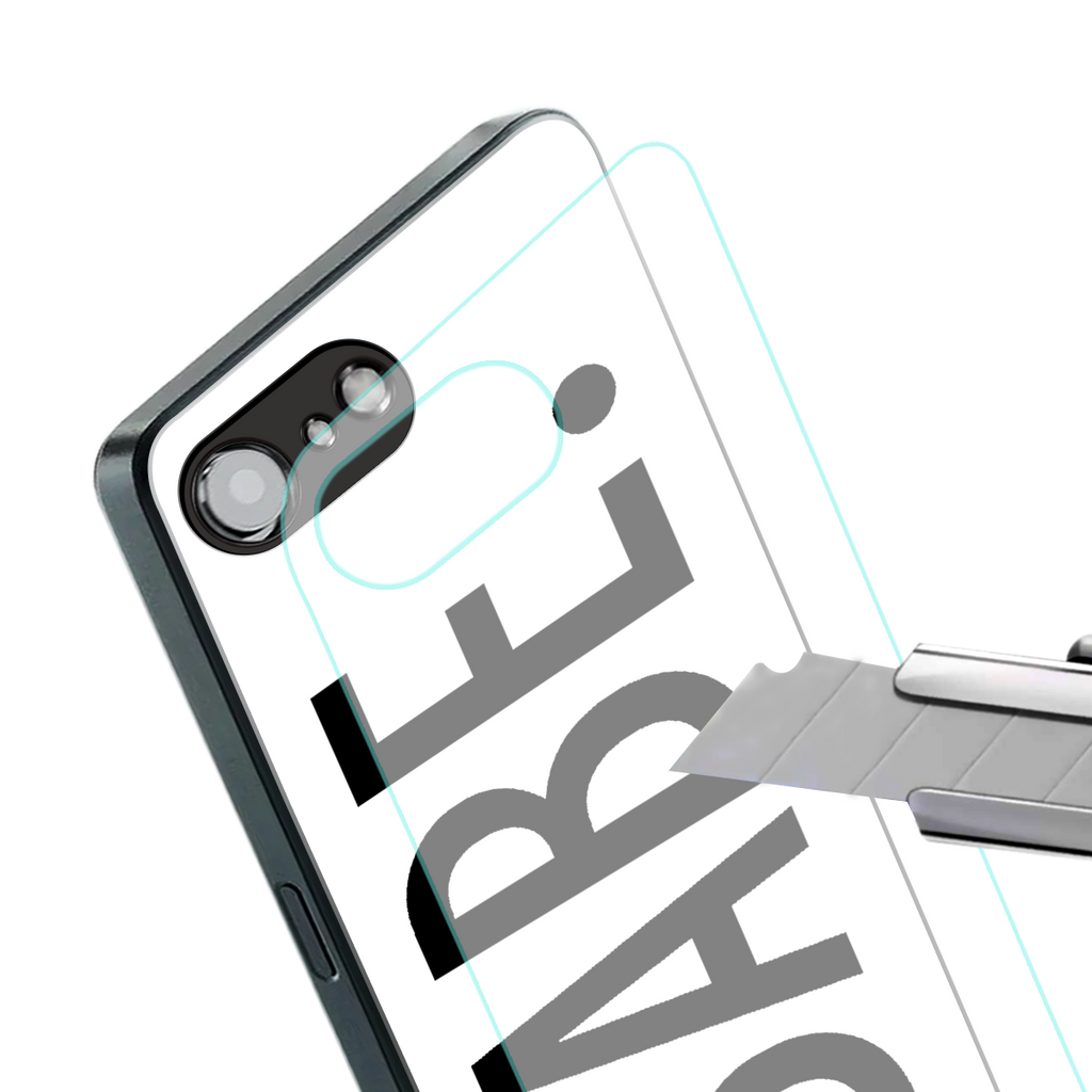babe back phone cover | glass case for iphone 16e