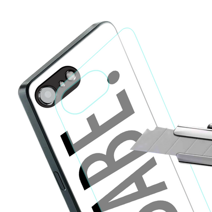 babe back phone cover | glass case for iphone 16e