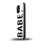 babe back phone cover | glass case for nothing phone 1