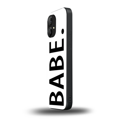 babe back phone cover | glass case for nothing phone 1