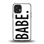 babe back phone cover | glass case for nothing phone 2