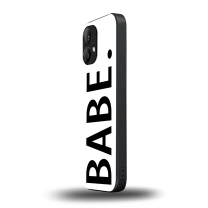 babe back phone cover | glass case for nothing phone 2