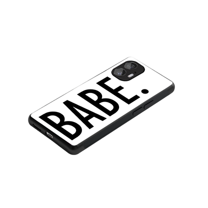 babe back phone cover | glass case for nothing phone 2