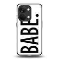 babe back phone cover | glass case for oneplus nord 3