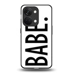 babe back phone cover | glass case for oneplus nord 3