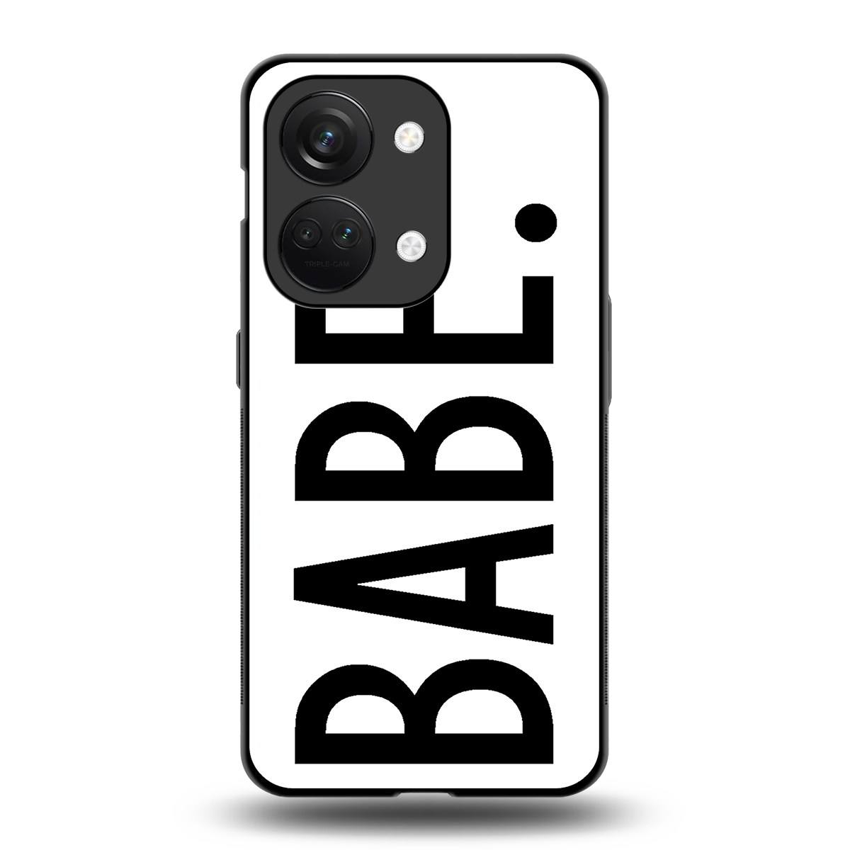 babe back phone cover | glass case for oneplus nord 3