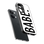 babe back phone cover | glass case for oneplus nord 3