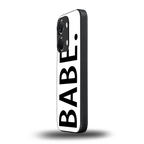 babe back phone cover | glass case for oneplus nord 3