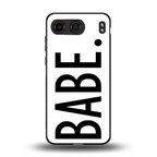 babe back phone cover | glass case for oneplus nord 4