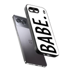 babe back phone cover | glass case for oneplus nord 4