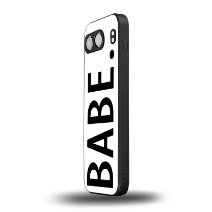 babe back phone cover | glass case for oneplus nord 4