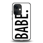 babe back phone cover | glass case for oneplus nord ce 3