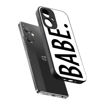 babe back phone cover | glass case for oneplus nord ce 3