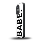 babe back phone cover | glass case for oneplus nord ce 3