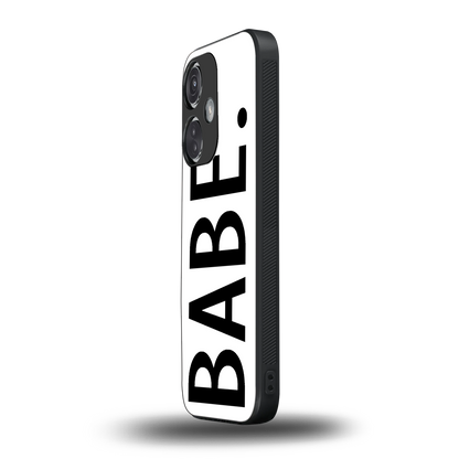 babe back phone cover | glass case for oneplus nord ce 3