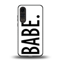 babe back phone cover | glass case for oneplus nord ce 4 lite