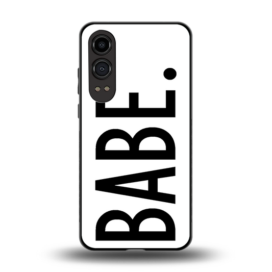 babe back phone cover | glass case for oneplus nord ce 4 lite