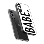 babe back phone cover | glass case for oneplus nord ce 4 lite