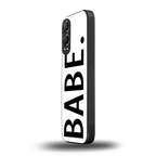 babe back phone cover | glass case for oneplus nord ce 4 lite