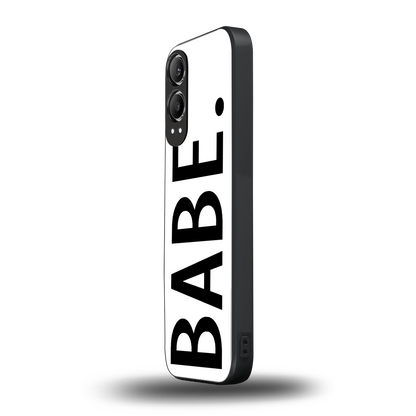 babe back phone cover | glass case for oneplus nord ce 4 lite