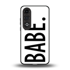 babe back phone cover | glass case for oneplus nord ce 4