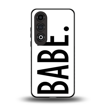 babe back phone cover | glass case for oneplus nord ce 4